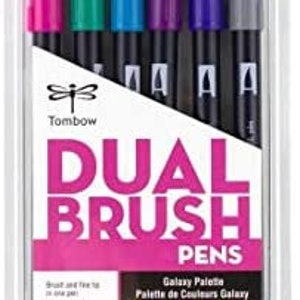 Tombow Pastel Colours ABT Dual Brush Pens Bundle Pack of 6 or 12