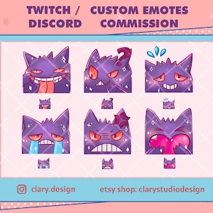 5x Custom Premium Twitch Emotes / Emoji for Streamers / Youtube, Twitch, Discord / Banners / Badge /  Profile Picture