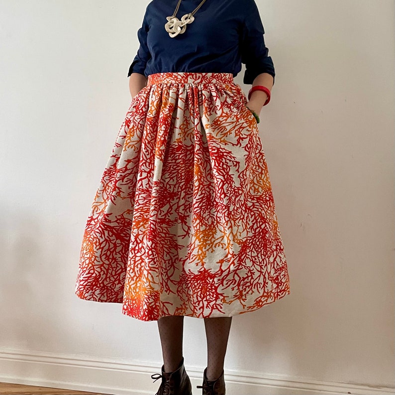 CORAL Skirt with Pockets image 5