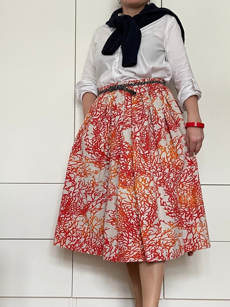 CORAL Skirt with Pockets image 8