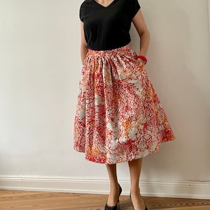 CORAL Skirt with Pockets image 2