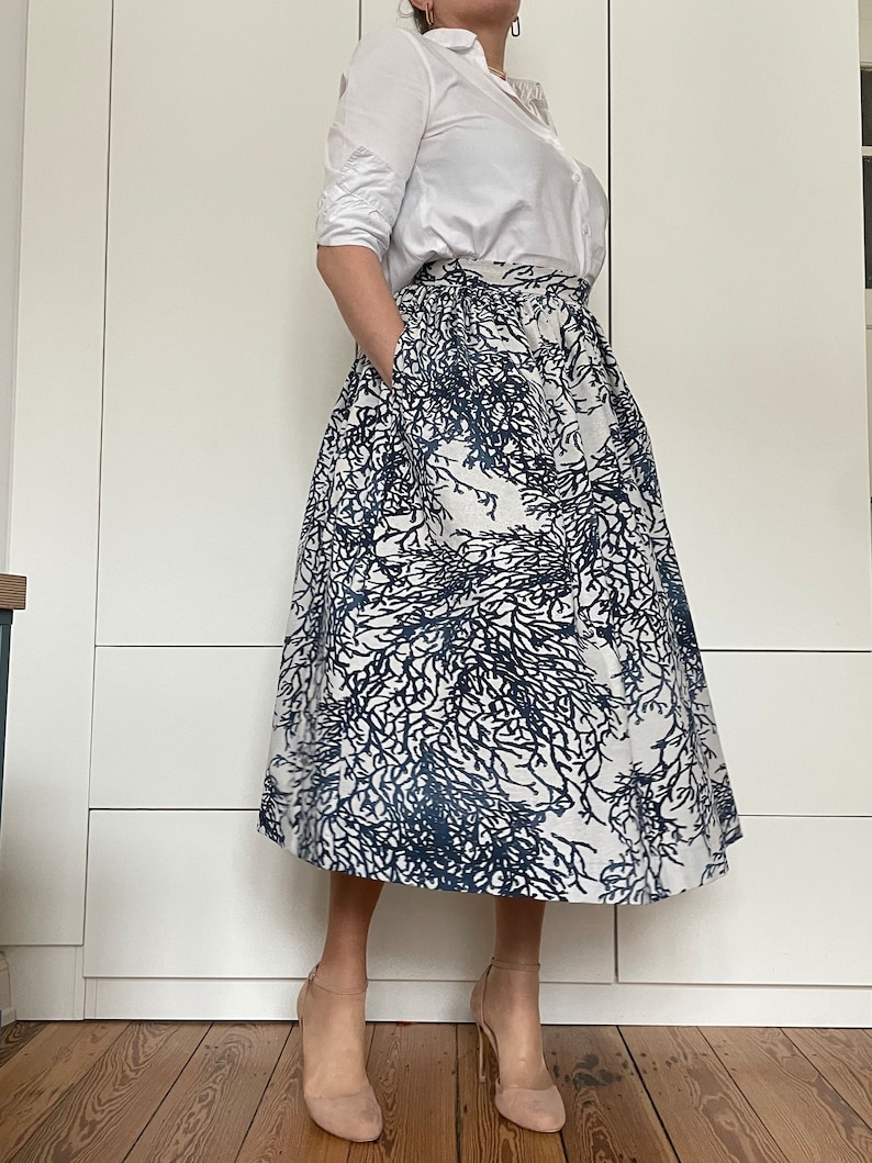 BLUE CORAL Skirt with Pockets image 5