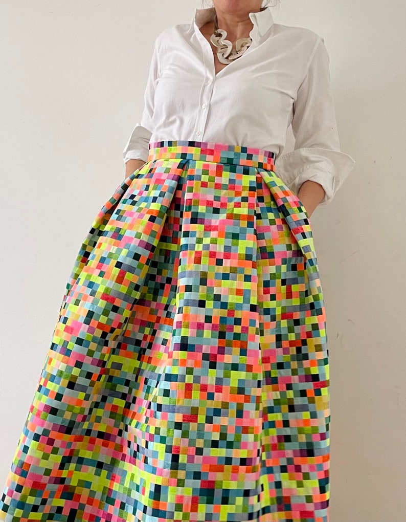 PIXEL Skirt with Pockets image 1