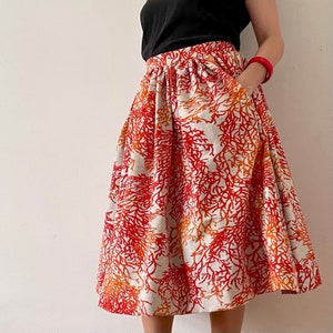 CORAL Skirt with Pockets image 6