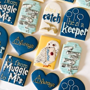 From Muggle to Mrs. Bridal Cookies: Custom Sugar Cookies