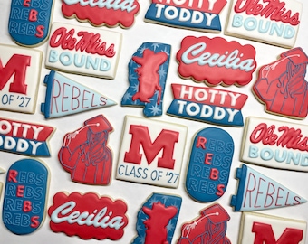 College Bound Custom Sugar Cookies