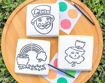 St. Patrick's Day Sugar Cookie: (1) Paint Your Own Cookie