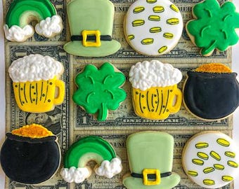 St. Patrick's Day Sugar Cookies: Leprechaun Bait Minis