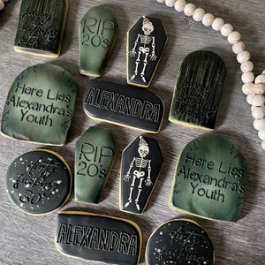 R.I.P. 20&#39;s Birthday Cookies: Custom Sugar Cookies