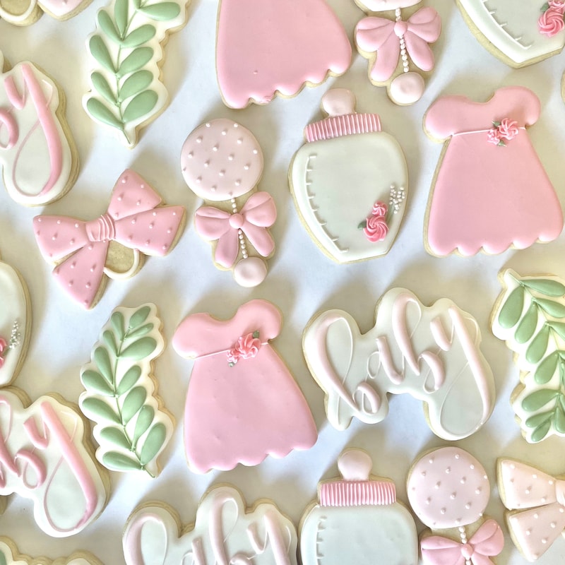 Baby Girls Sugar Cookies - Etsy