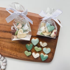 Extra Mini Heart Sugar Cookies Bridal/Wedding Favors