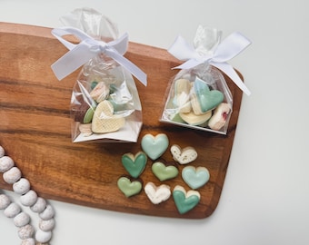 Extra Mini Heart Sugar Cookies Bridal/Wedding Favors