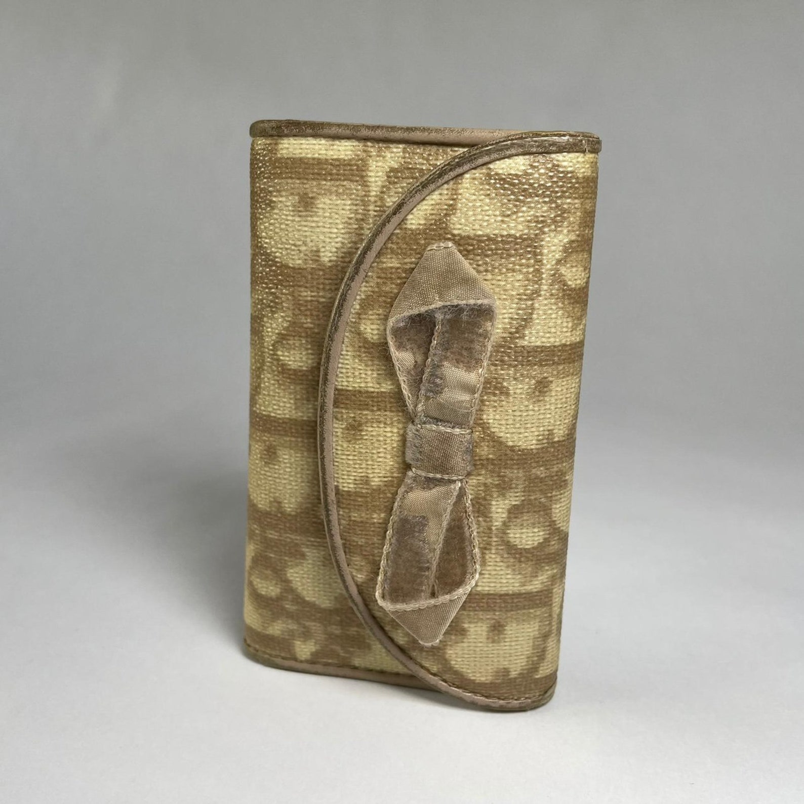 vintage y2k Christian Dior leather mini keychain Etsy