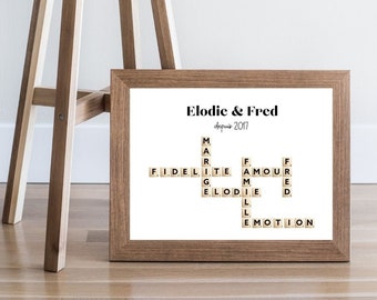 Art De Mots Croises Etsy France