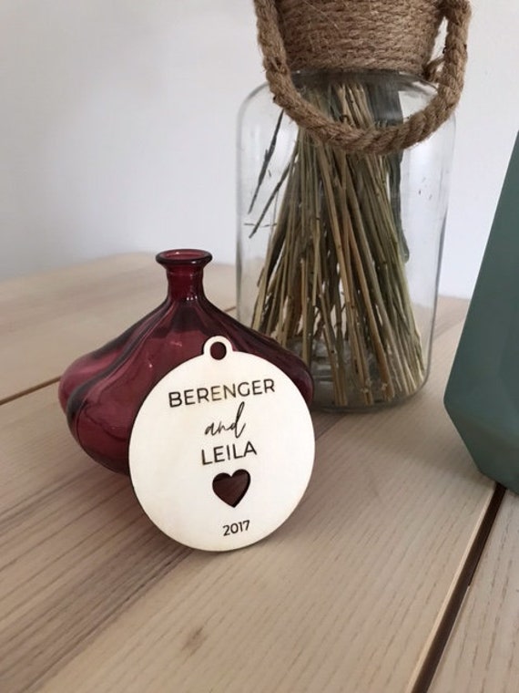 Boule de Noël Personnalisée - Notre Premier Noel | Ornement Personnalisé, Décoration Noël