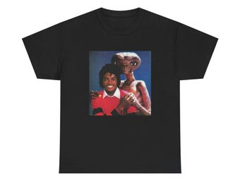 Vintage 1990 Michael Jackson LA Gear T-shirt: Deadstock Metallic