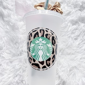 Custom cheetah cup/ Cheetah Cup/ Starbucks Cup/ Custom Cup