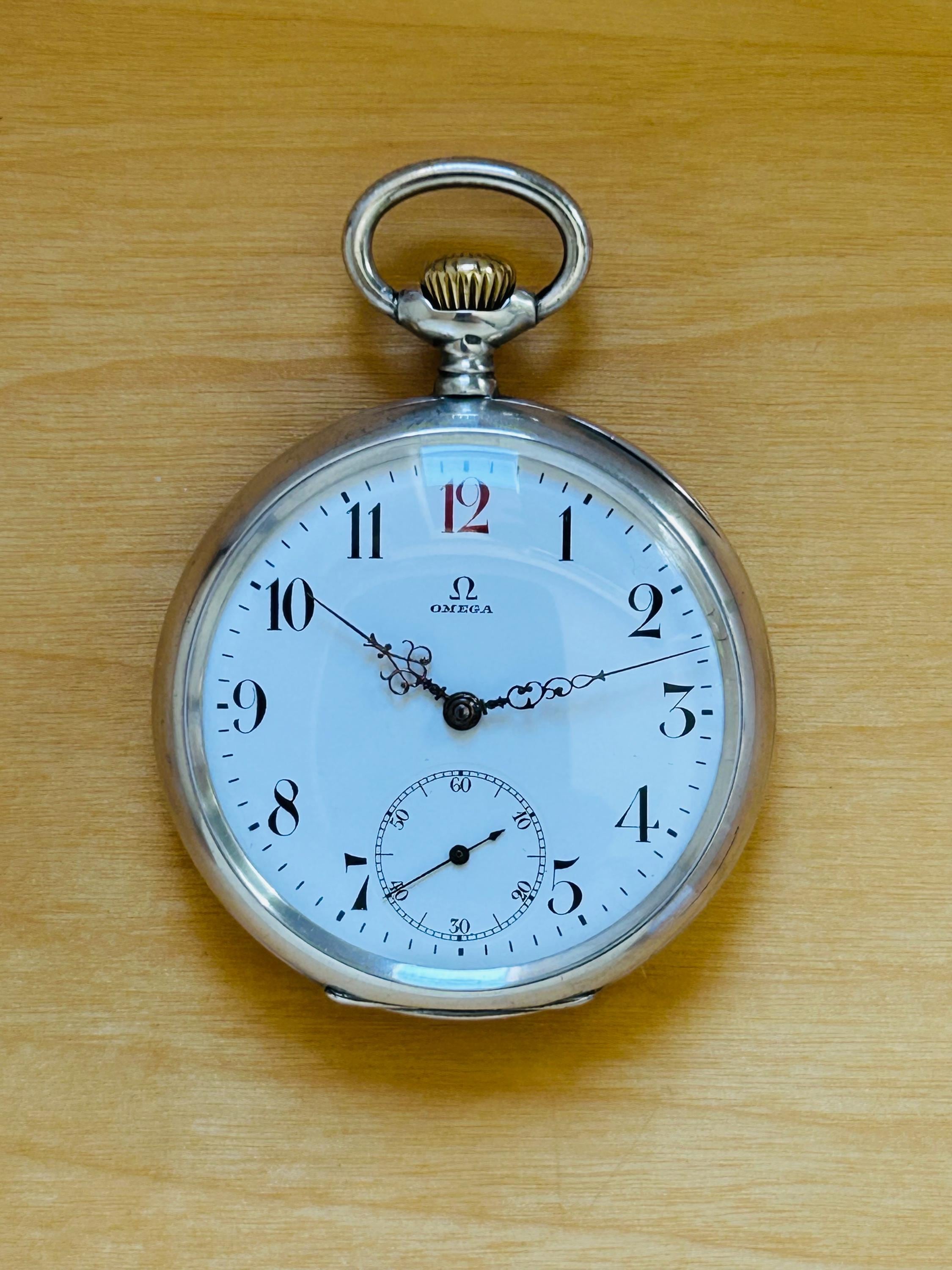 OROLOGIO DA TASCA Retrò Antico Grande Orologio Da Tasca Carpa Vintage - Foto 10