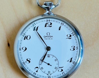 2A432 Omega nichrome Taschenuhr