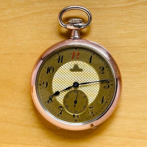2A675 Antique Omega silver pocket watch, rare cal. 15&quot;