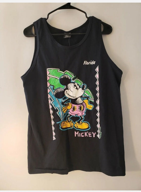Vintage Sherrys Best Mickey Mouse Florida Black Ta