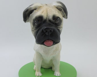 Custom Dog Bobblehead Pug Bobblehead Pet Bobblehead Birthday Gift Christmas Gift Dog Bobble Head