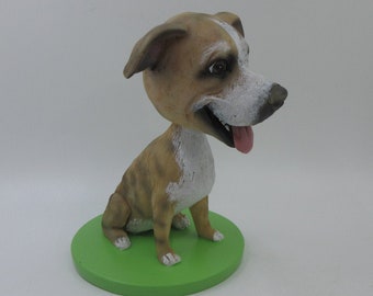 Custom Dog Bobblehead Pet Bobblehead Birthday Gift Christmas Gift Dog Bobble Head