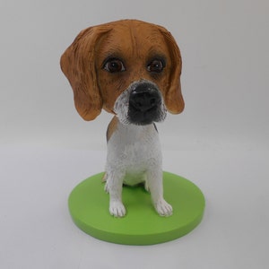 Custom Dog Bobblehead Beagle Bobblehead Pet Bobblehead Birthday Gift Christmas Gift Dog Bobble Head