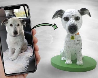 Custom Pet Bobblehead Dog Bobblehead Cat Bobblehead Birthday Gift Mother's Day Gift Father's Day Gift Best Gift for Dog and Cat Lover