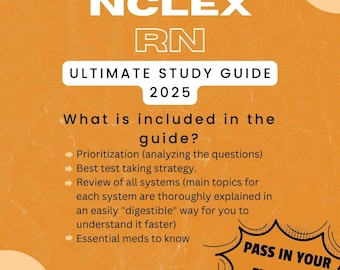 NCLEX RN Ultimate Study Guide 2025
