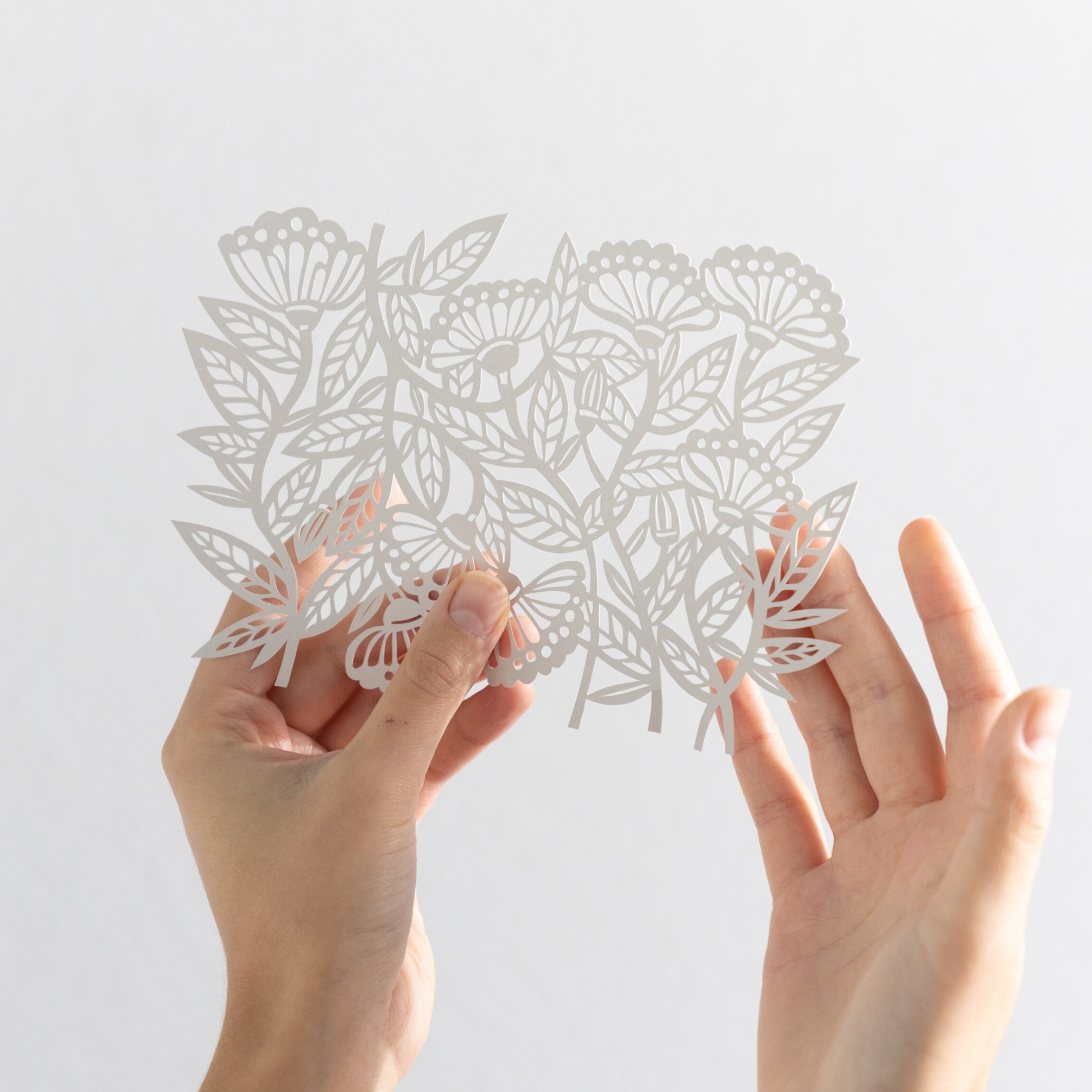 Meadow Flowers - Digital Papercut Template - PDF SVG JPG - Etsy
