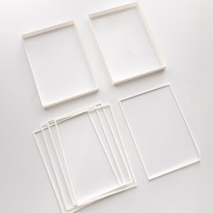 Ramset med skugglåda - A5-storlek - Ram och distanser för en gör-det-själv-skugglåda eller diorama