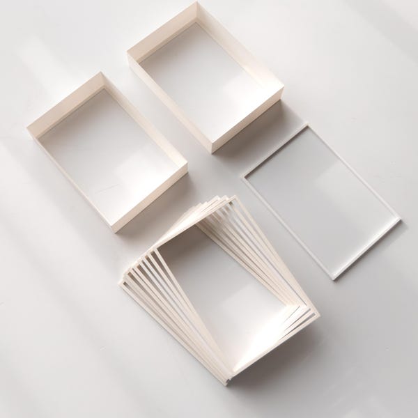 Frameset schaduwbox - A6-formaat - lijst en afstandhouders voor een doe-het-zelfschaduwdoos of diorama