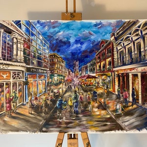 Original oil painting of Bold Street