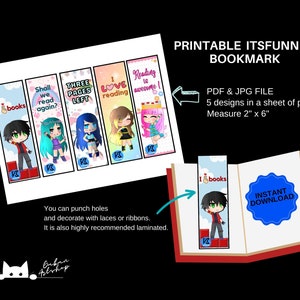 ItsFunneh Printable Bookmarks | Instant Download | Encourage A Positive Mindset | Encourage A Positive Mindset
