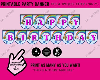 DIGITAL Printable : Instant ItsFunneh Party Banner