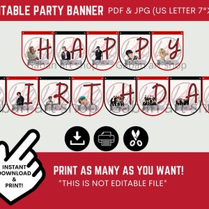 DIGITAL Printable : Instant Stray Kids Party Banner