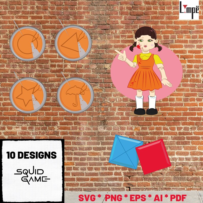 Squid Game SVG Bundle Squid Game PNG Squid Game Squid Game SVG Bundle Squid Game PNG Squid Game