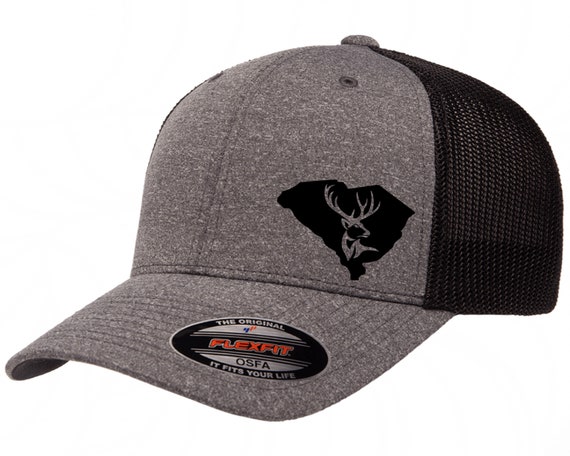 South Carolina Buck Flexfit 6311 Mesh Back Trucker Cap - Etsy