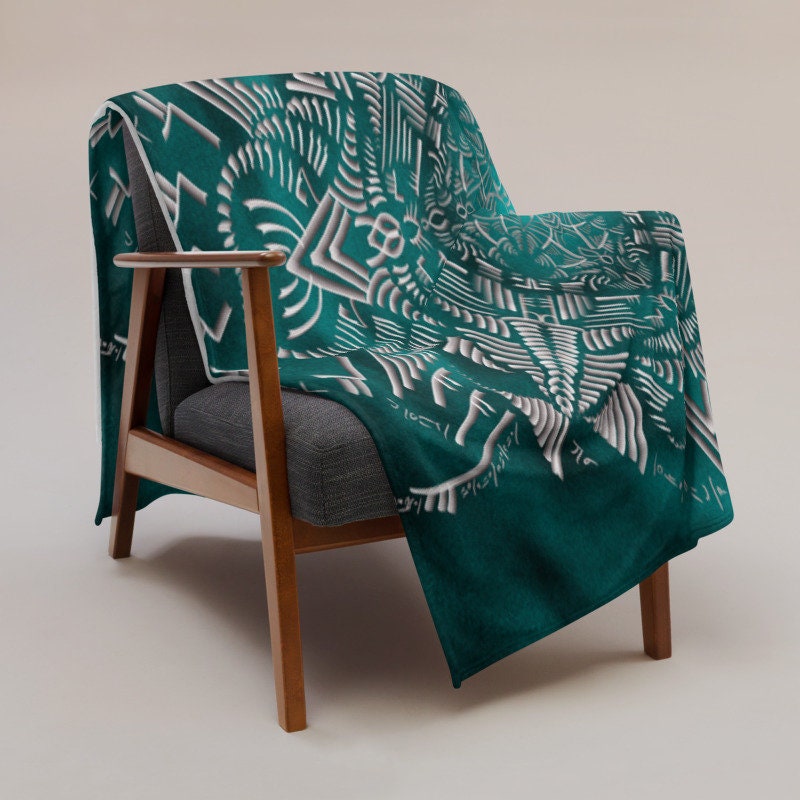 MONA KAYA Throw Blanket Etsy