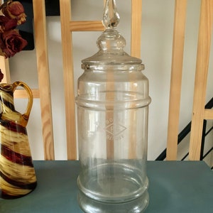 Glass candy box