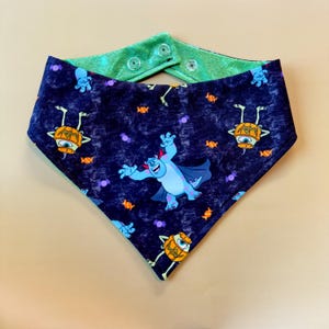 Reversible Bandana: Halloween Inc/Green Shimmer BA11