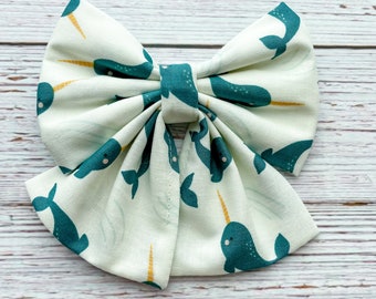 Story Sale-Narwal Sailor Bow