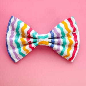 Crayon Stripe Bow 33