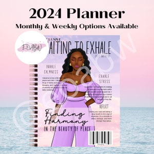 PLANNER: Waiting to Exhale Magazine | 2024 and Undated available | 3 Skin Tones