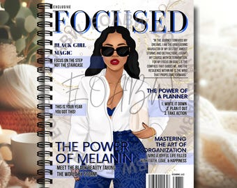 PLANNER: Focused | 2026, Undated, and 18 Month | Three Skin Tones