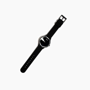 Tian watch black-white with silicon strap image 4