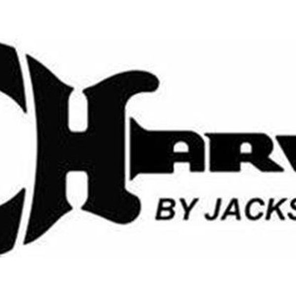 4X 'Charvel (by Jackson)' waterslide guitar decals