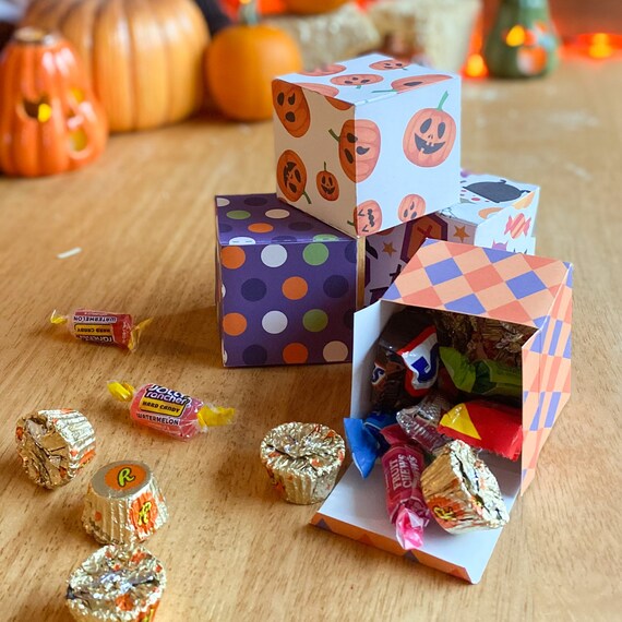 Halloween Boxes Printable PDF Set 2 - Etsy