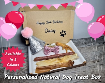 Personalised 'Pawty Time' Dog Birthday Box